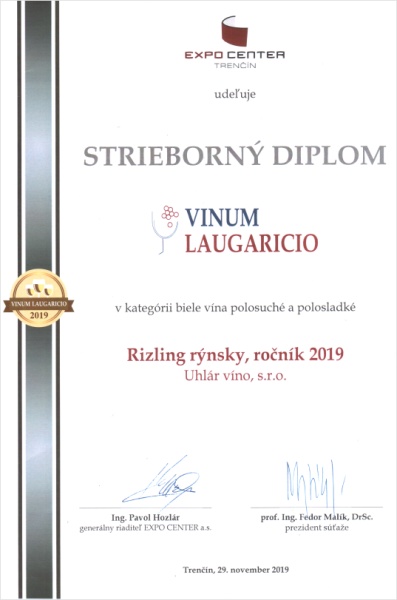 Rizling rýnsky ocenenie